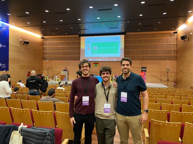 With Manu and Agustí at Commit Conf