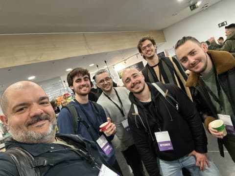 With the Tymit team at Commit Conf