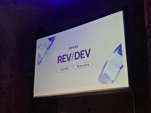 Rev/Dev welcome screen